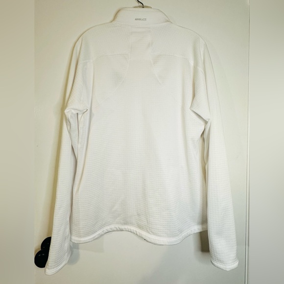 Cutter & Buck Annika White Zip Up Sweater Golf Pebble Beach Logo Dry Tec XL - Picture 4 of 10
